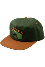 Baker Baker Hat Croc Pot Snapback (Green/Tan)