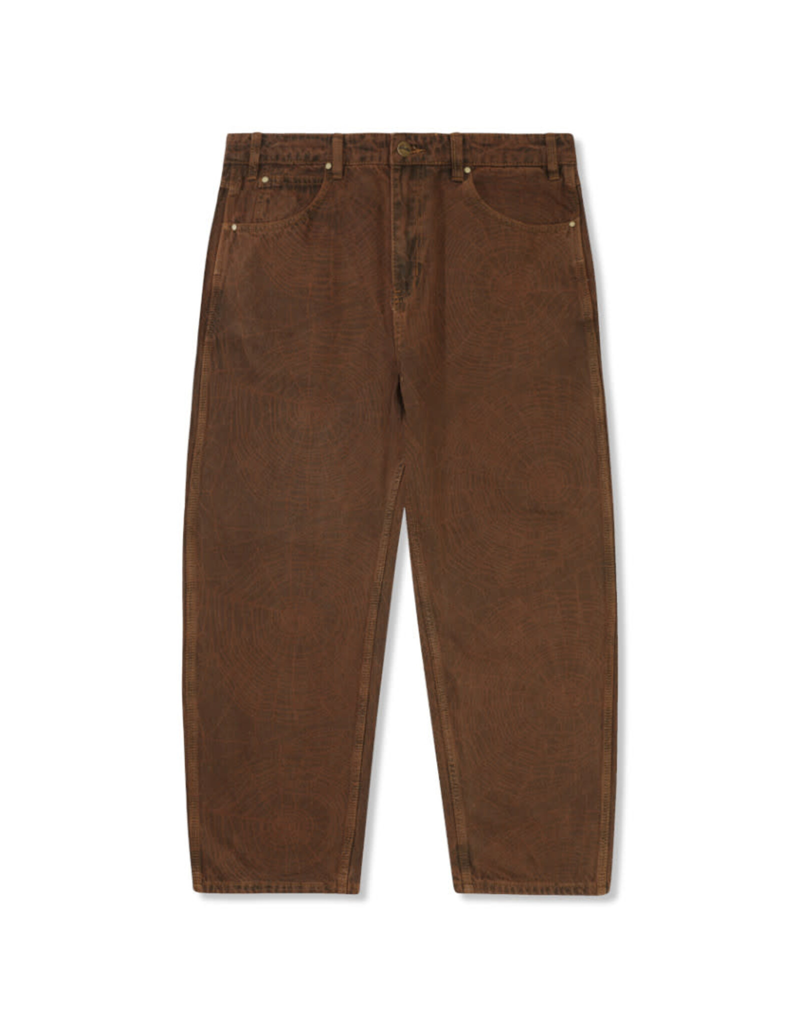 Brown Patchwork Denim Pants – ChingonaThreads