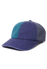 Butter Goods Butter Goods Hat Canvas Patchwork 6 Panel Strapback (Washed Navy)