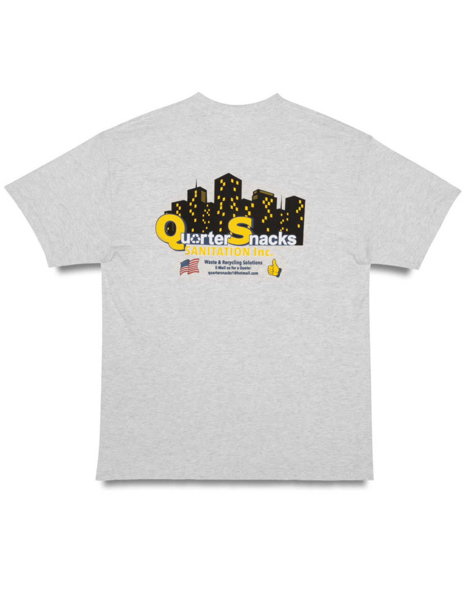 Quartersnacks Quartersnacks Tee Sanitation S/S (Ash Grey)