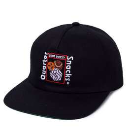 Quartersnacks Quartersnacks Hat Party Cap Strapback (Black)