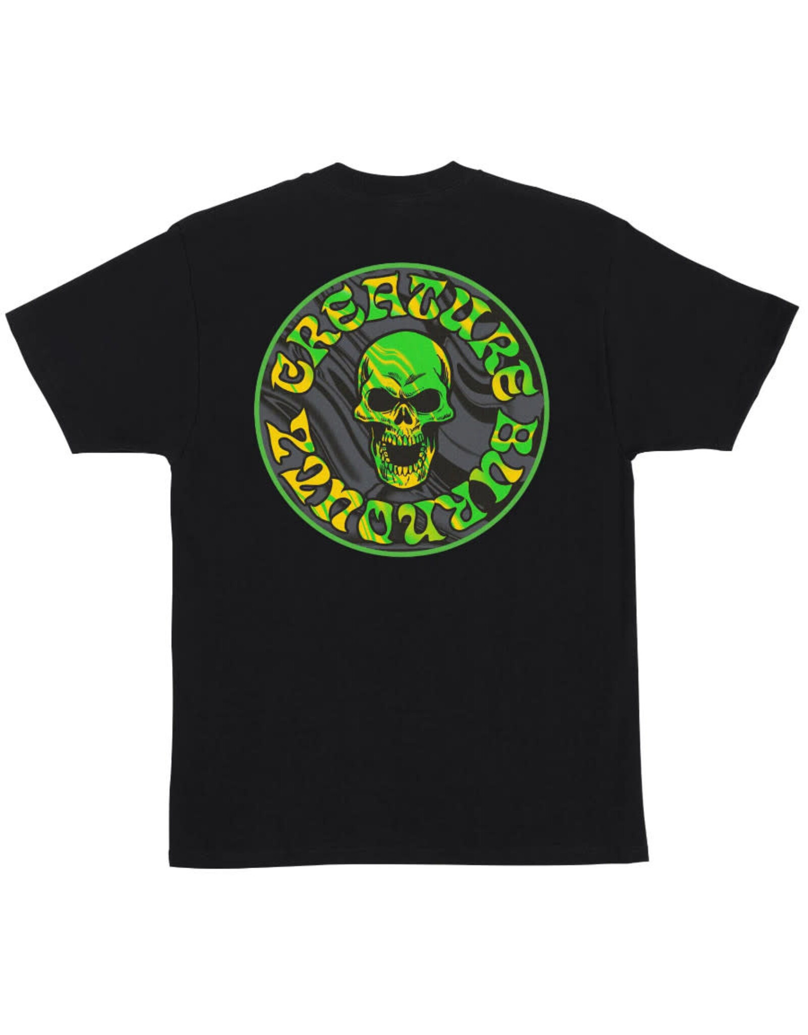 Creature Creature Tee Burnoutz Patch Heavyweight S/S (Black)