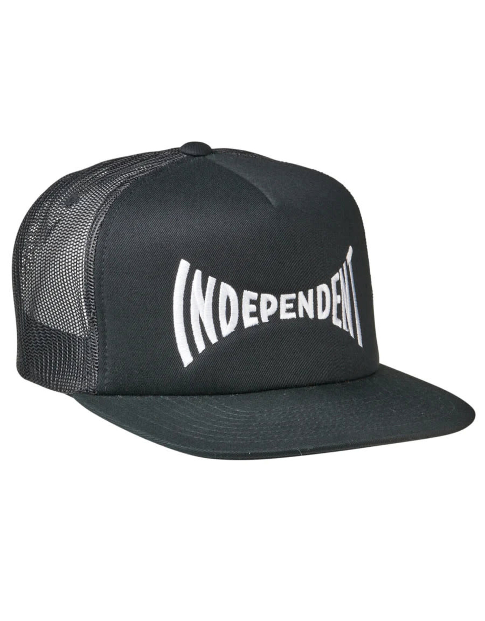 Independent Independent Hat Span Mesh High Profile Trucker Snapback (Black)