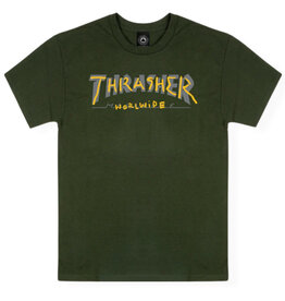 Thrasher Thrasher Tee Mens Trademark S/S (Forest Green)