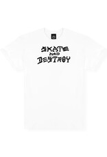 Thrasher Thrasher Tee Mens Sk8 And Destroy S/S (White)