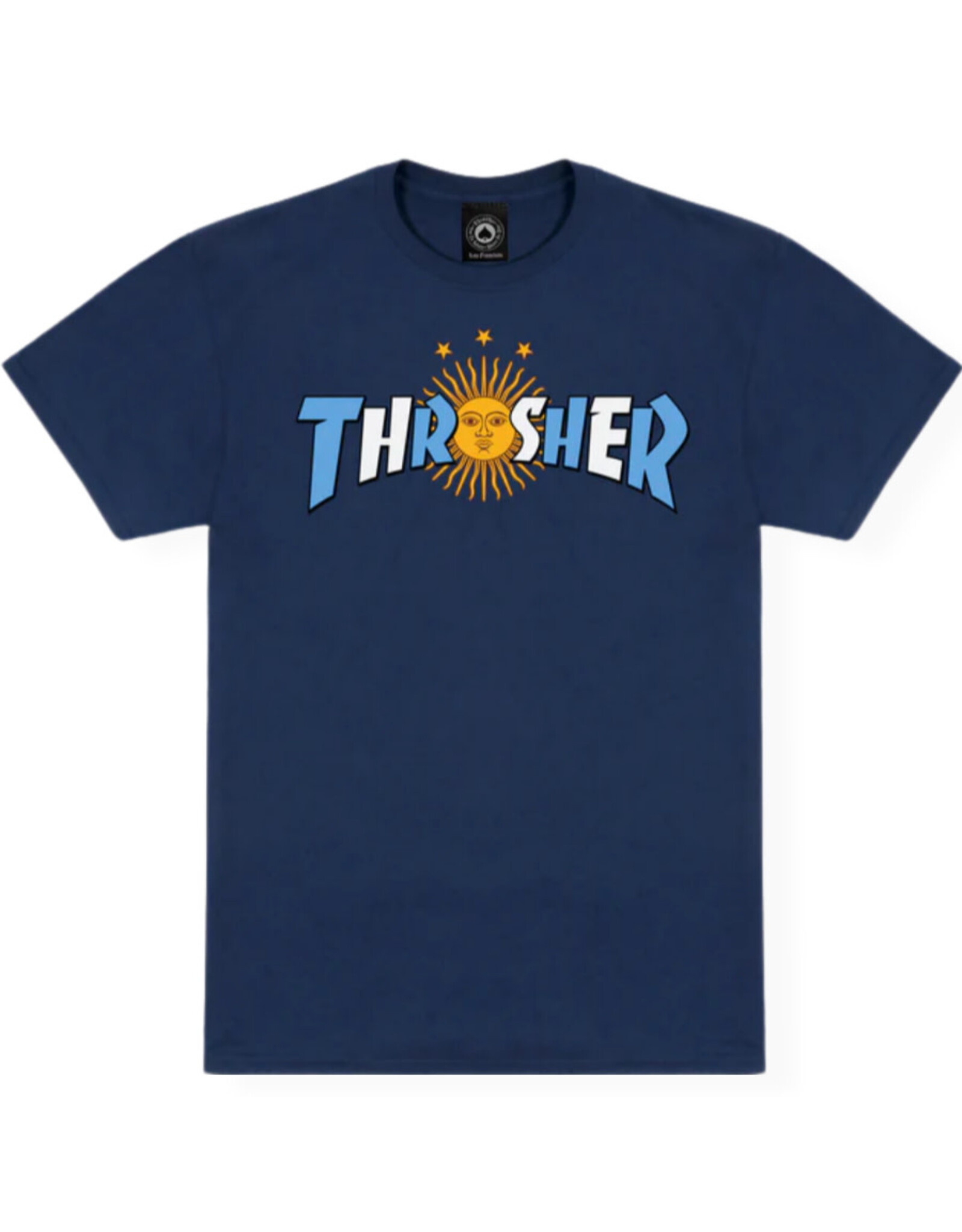 Thrasher Thrasher Tee Mens Argentina Estrella S/S (Navy Blue)