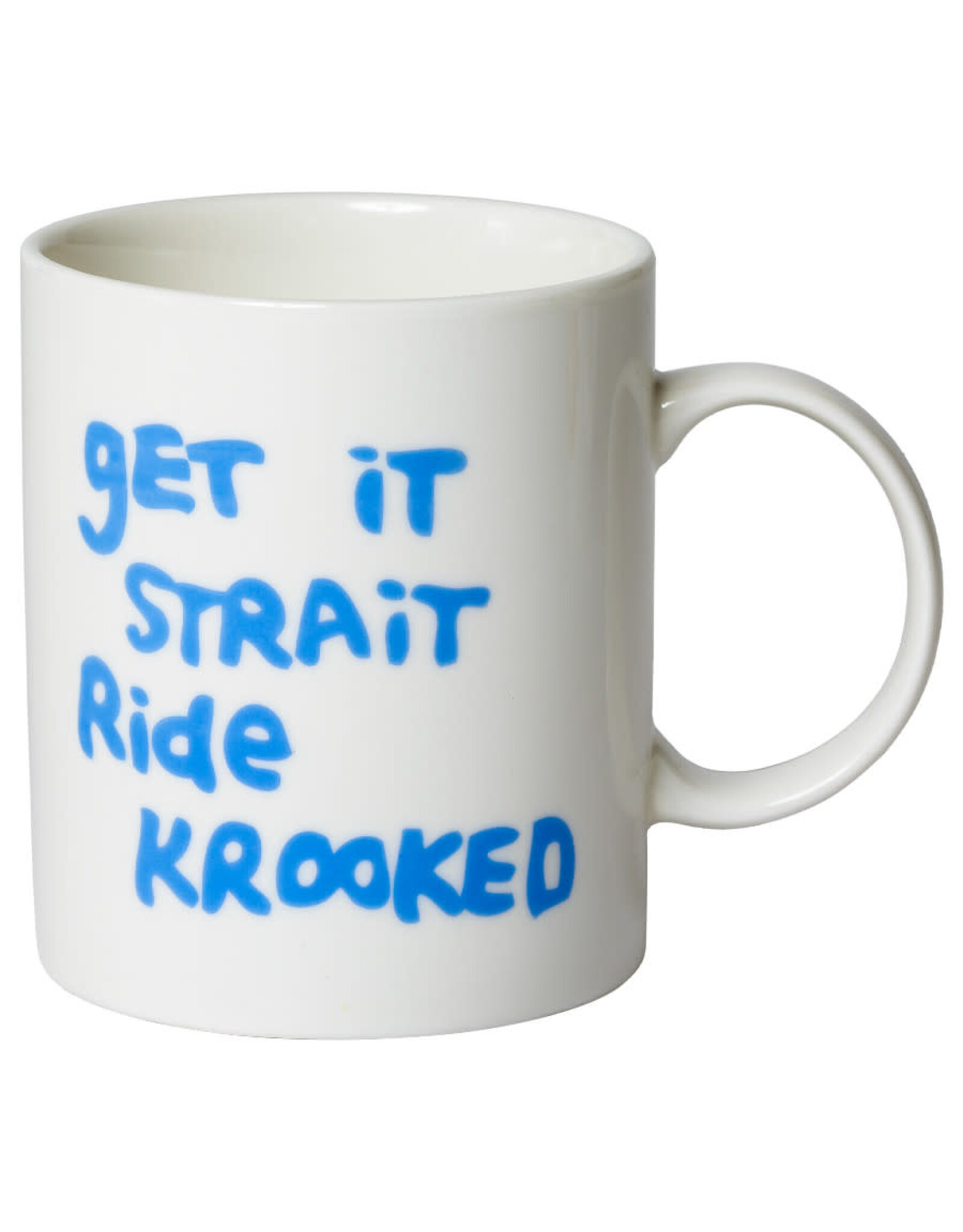 Krooked Krooked Mug Strait Eyes (White)