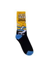 Anti Hero Anti Hero Socks Road To Nowhere Crew (Black)