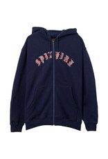 Spitfire Spitfire Hood Old E Emb Zip (Navy)