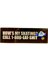 Thank You Skateboards Thank You Sticker Eat Shit