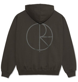 Polar Polar Hood Dave Stroke Logo Pullover (Dirty Black)