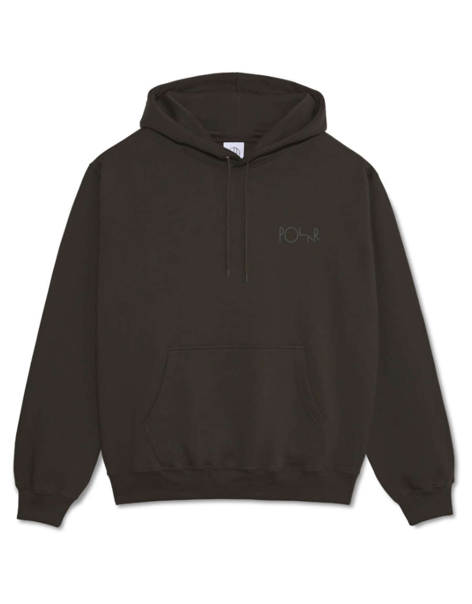 Polar Polar Hood Dave Stroke Logo Pullover (Dirty Black)