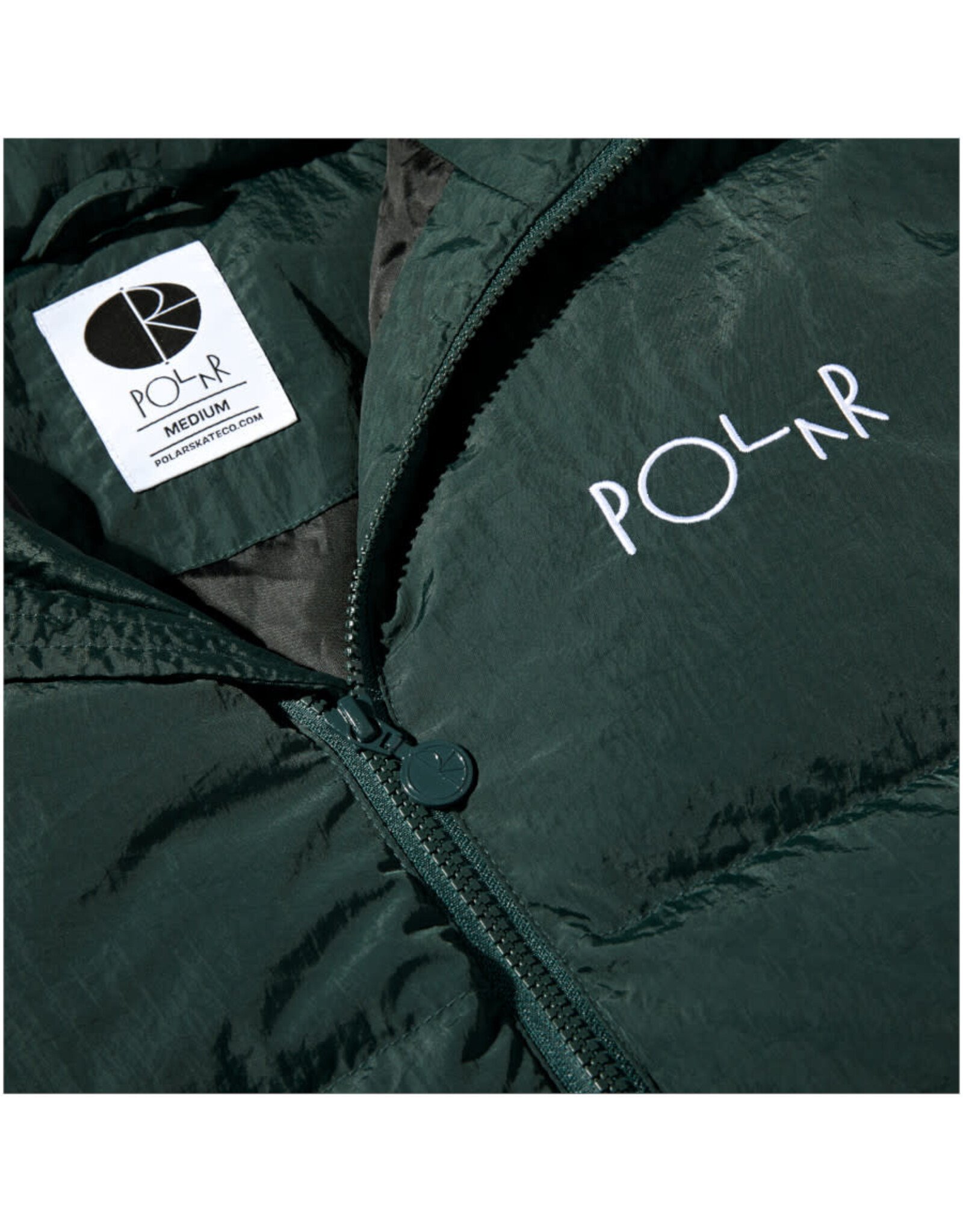 Polar Polar Jacket Pocket Puffer Zip (Dark Teal)