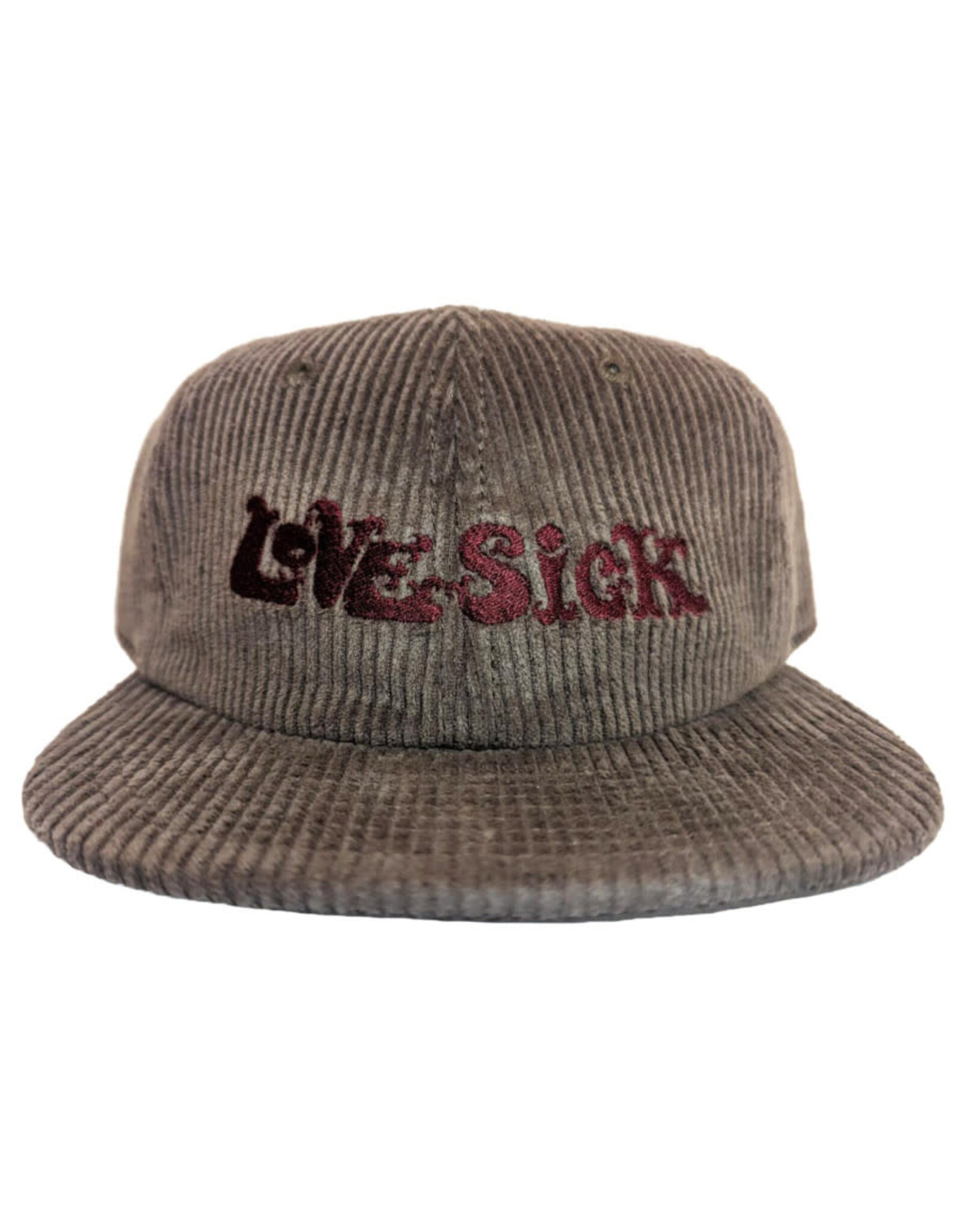 Lovesick Lovesick Hat Alone Again 6 Panel Cord Snapback (Walnut/Maroon)