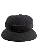 Lovesick Lovesick Hat Logo 6 Panel Cord Snapback (Black/Olive)