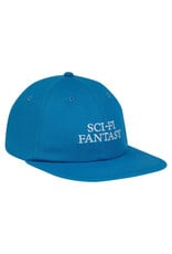 Sci-Fi Fantasy Sci-Fi Fantasy Hat Flat Logo 6 Panel Snapback (French Blue)