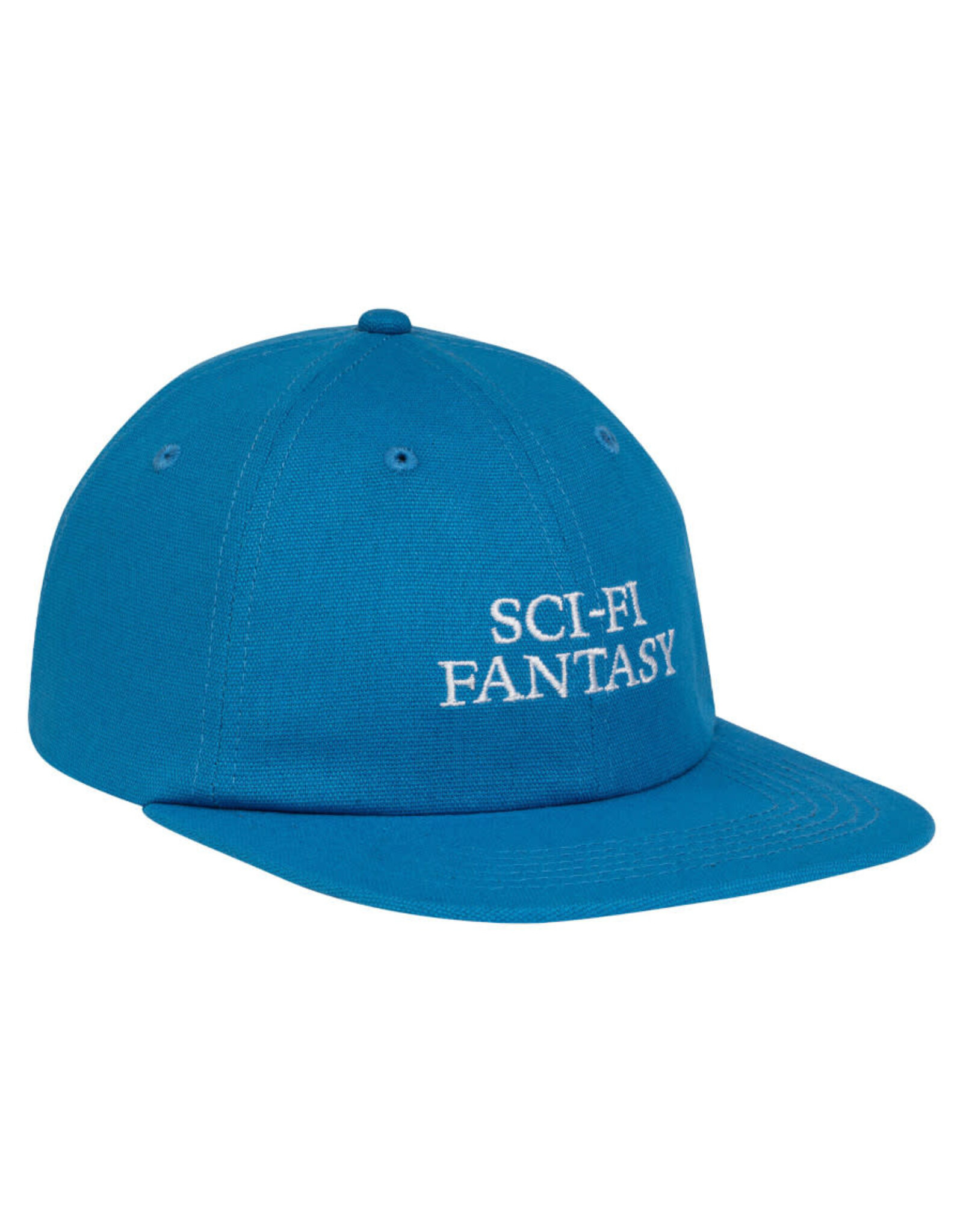 Sci-Fi Fantasy Sci-Fi Fantasy Hat Flat Logo 6 Panel Snapback (French Blue)