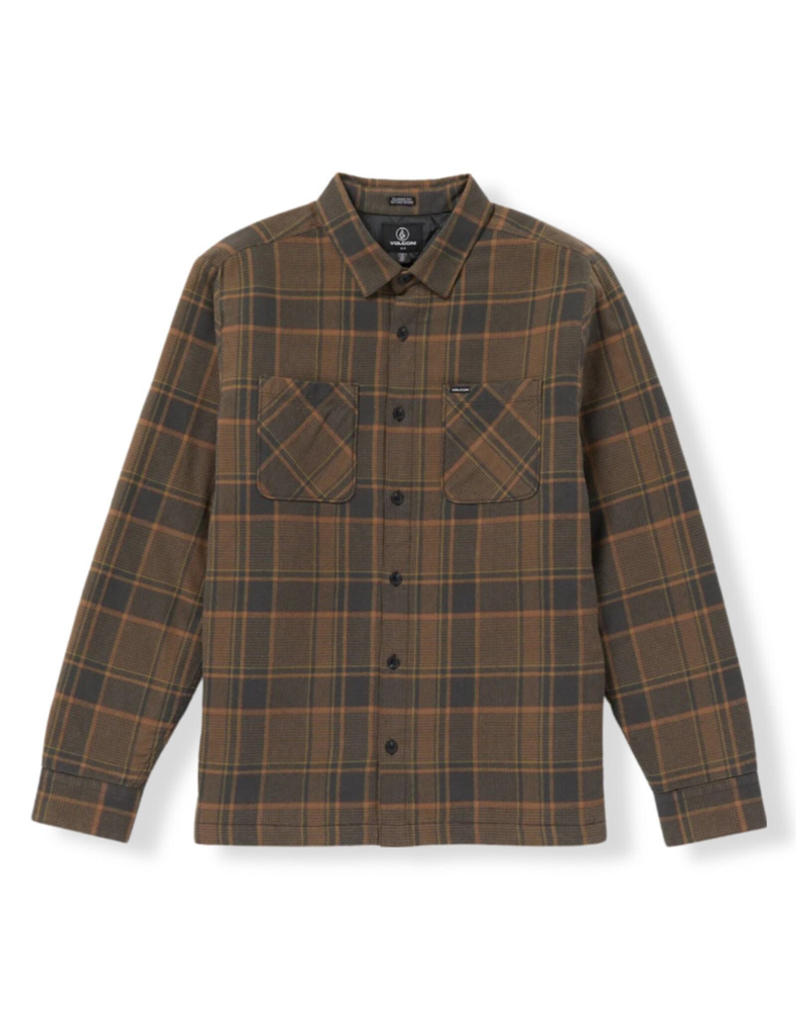Volcom Flannel Brickstone Lined L/S (Mud)