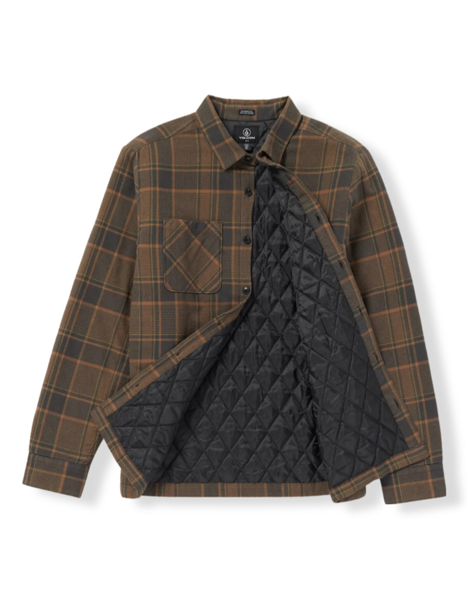 Volcom Flannel Brickstone Lined L/S (Mud)