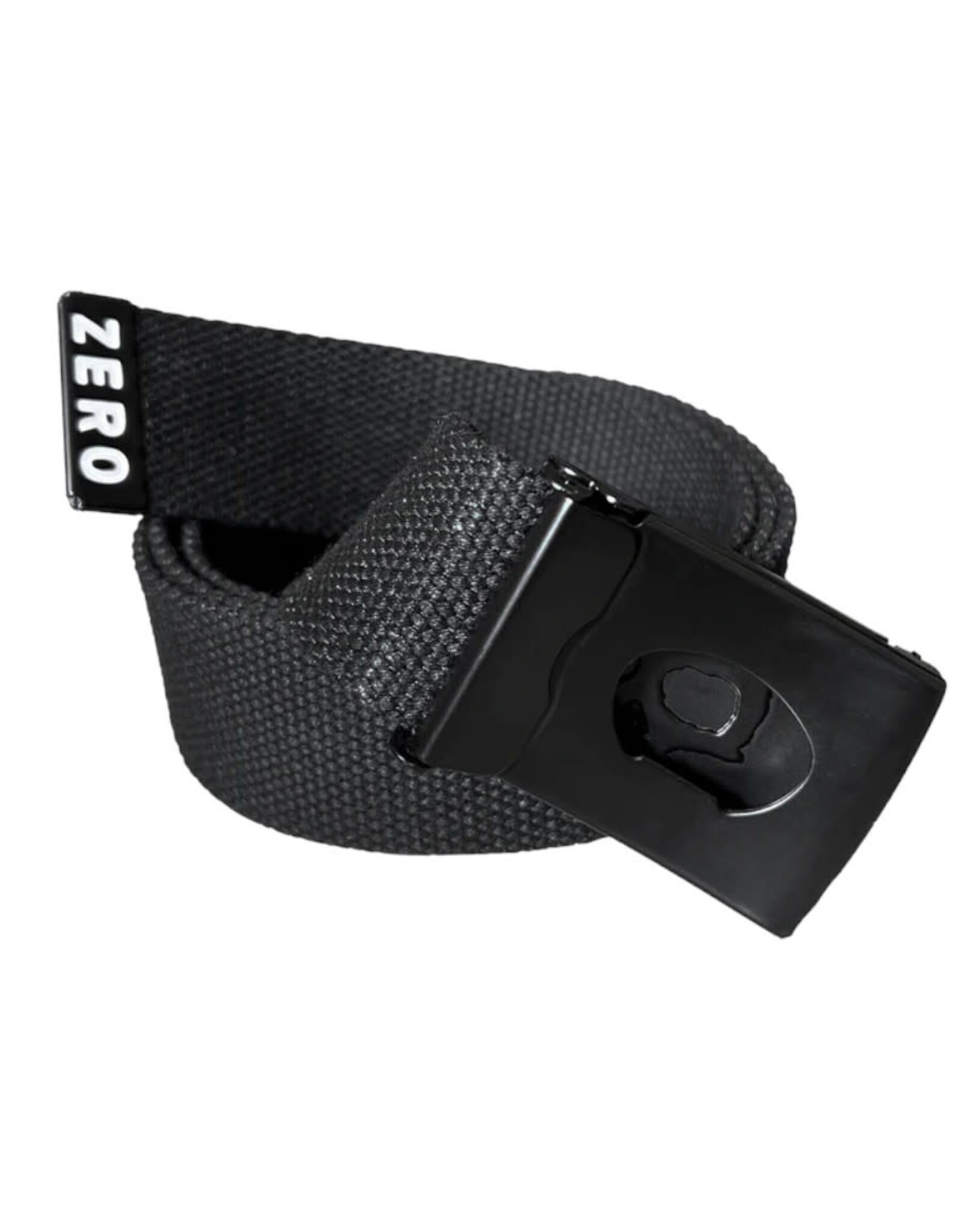 Zero Skateboards Zero Belt Single Skull Web Black/White