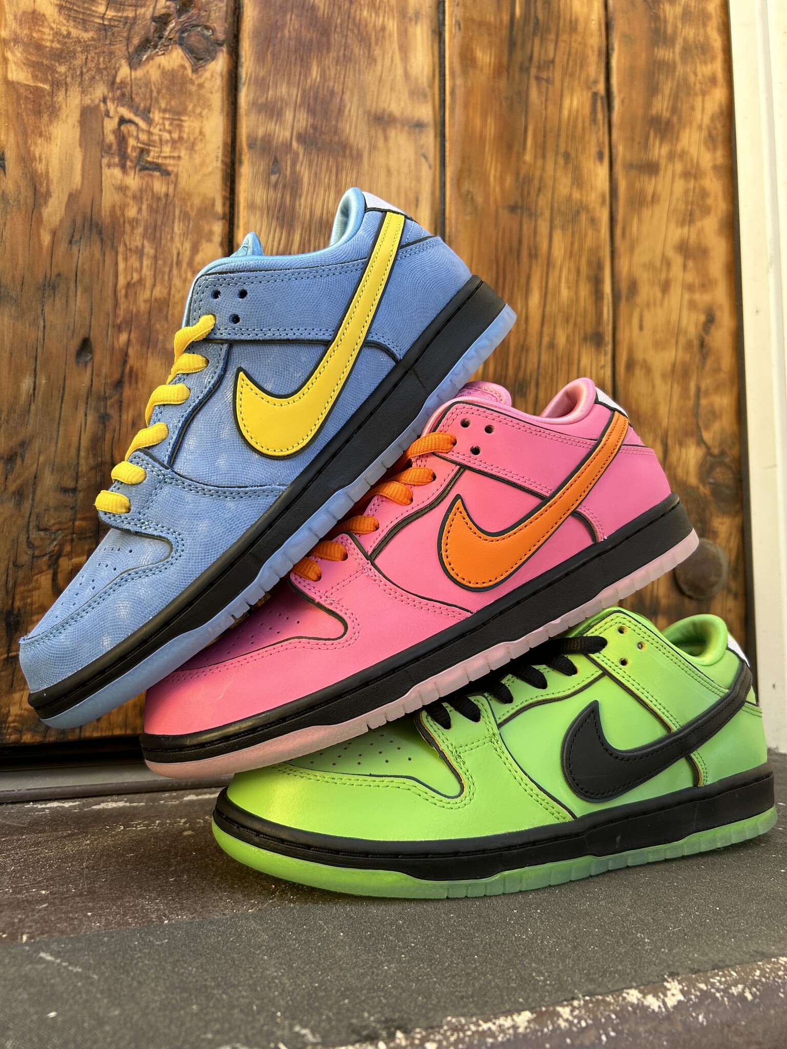 大人気ブランド通販 14cm The Powerpuff Girls × Nike SB Dunk - キッズ靴