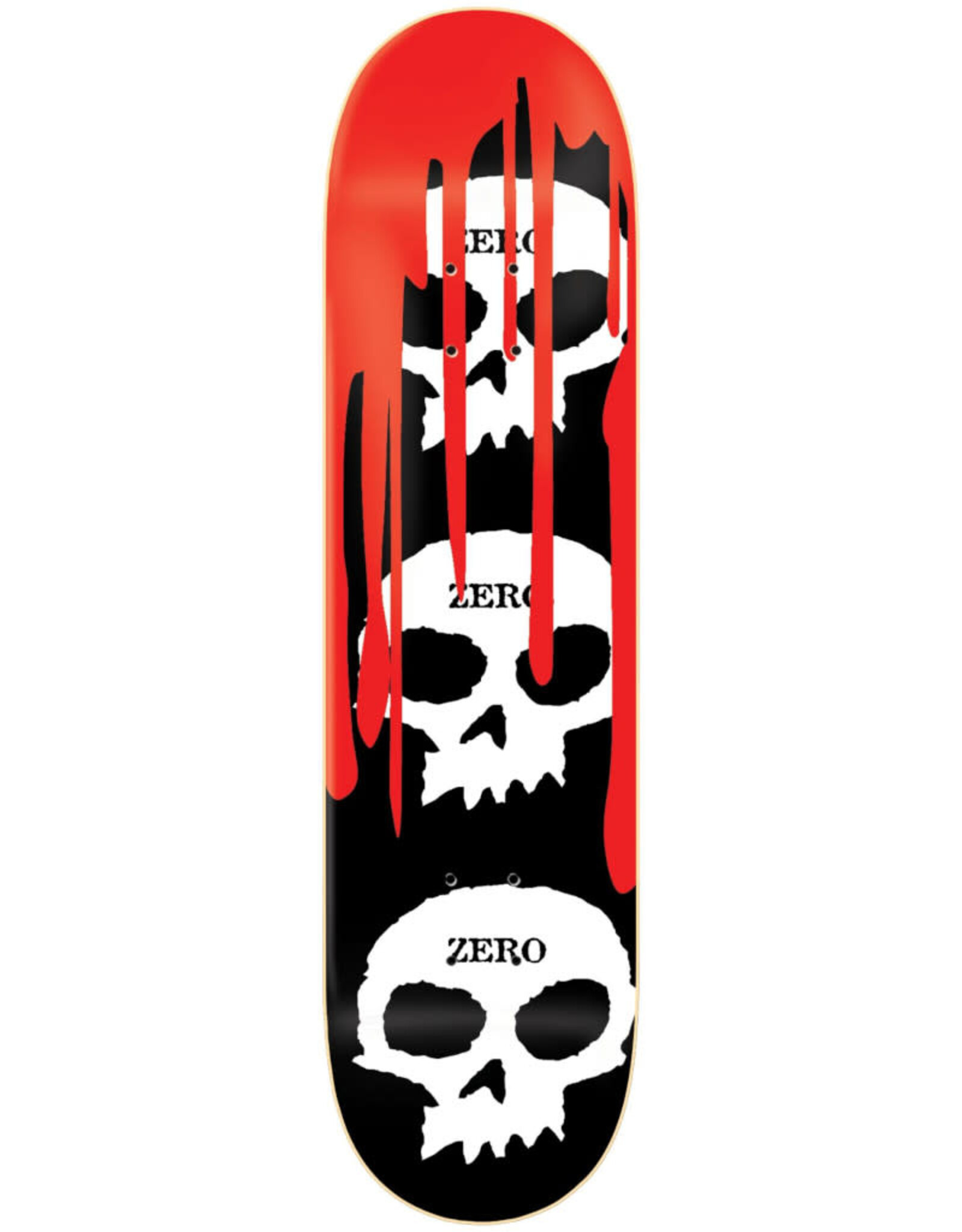 Zero Skateboards Zero Deck Team 3 Skull Blood (8.0)