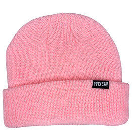 Stix SGV Stix SGV Beanie Micro Knit Classic Cuff (Salmon)