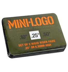 Mini Logo Mini Logo Rigid Risers (Black/0.25")