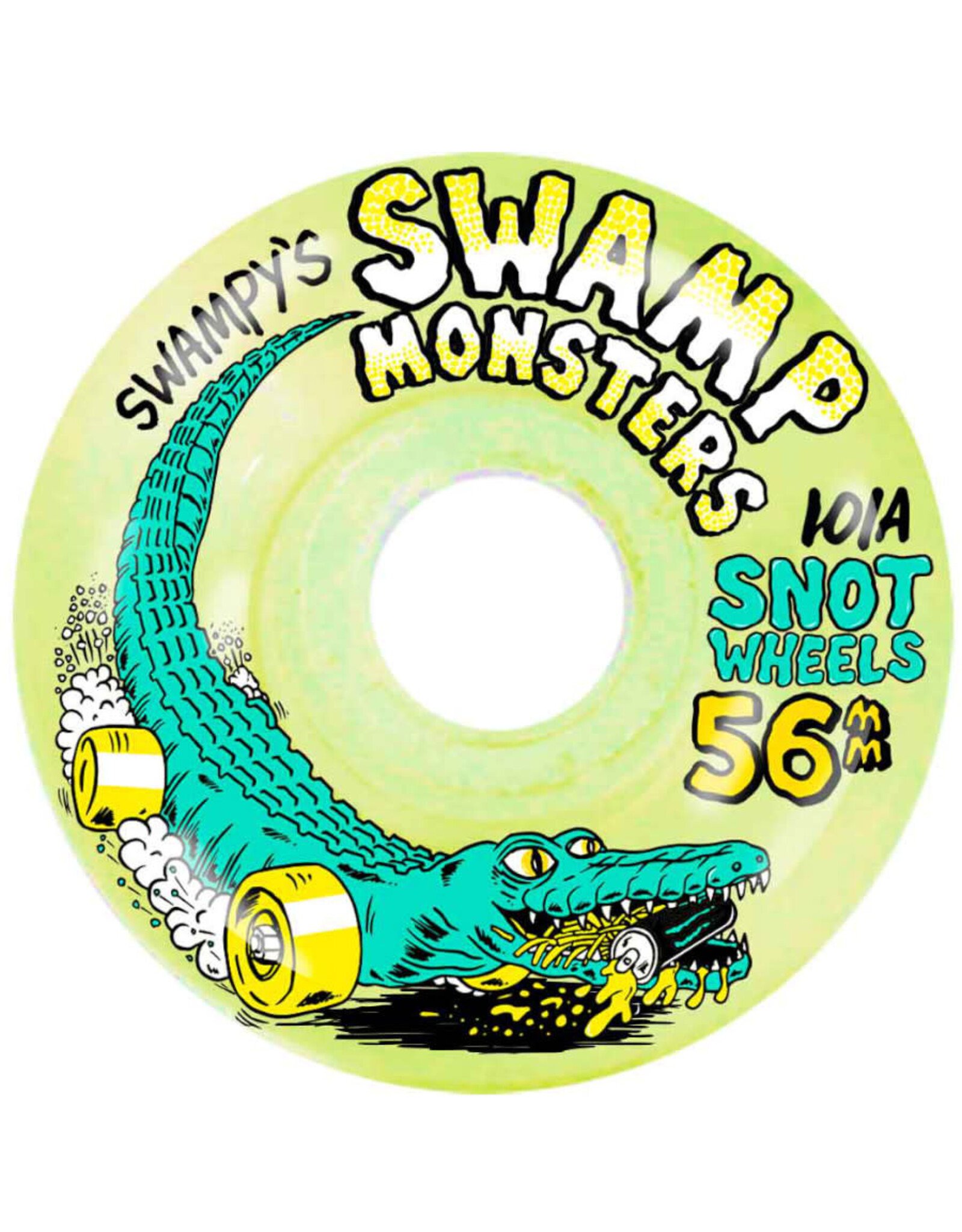 Snot Snot Wheels Swampys Swamp Monsters Clear Yellow (56mm/101a)