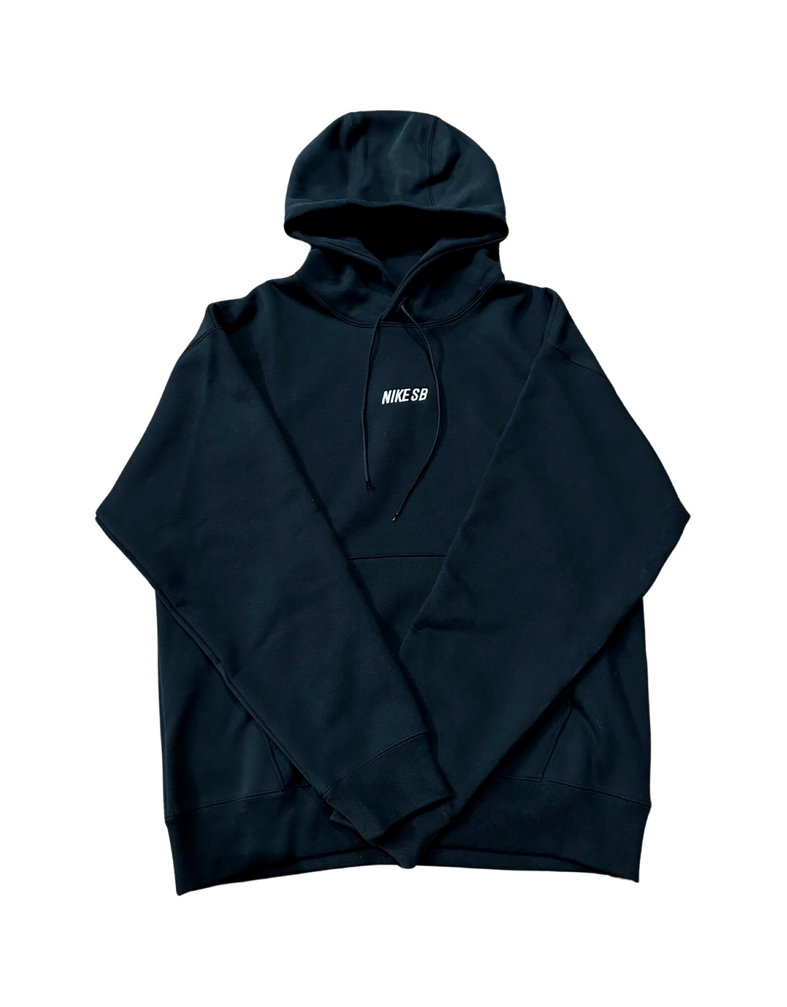 Nike SB Nike SB Hood Embroidered SB Center LBR Pullover (Black/White)