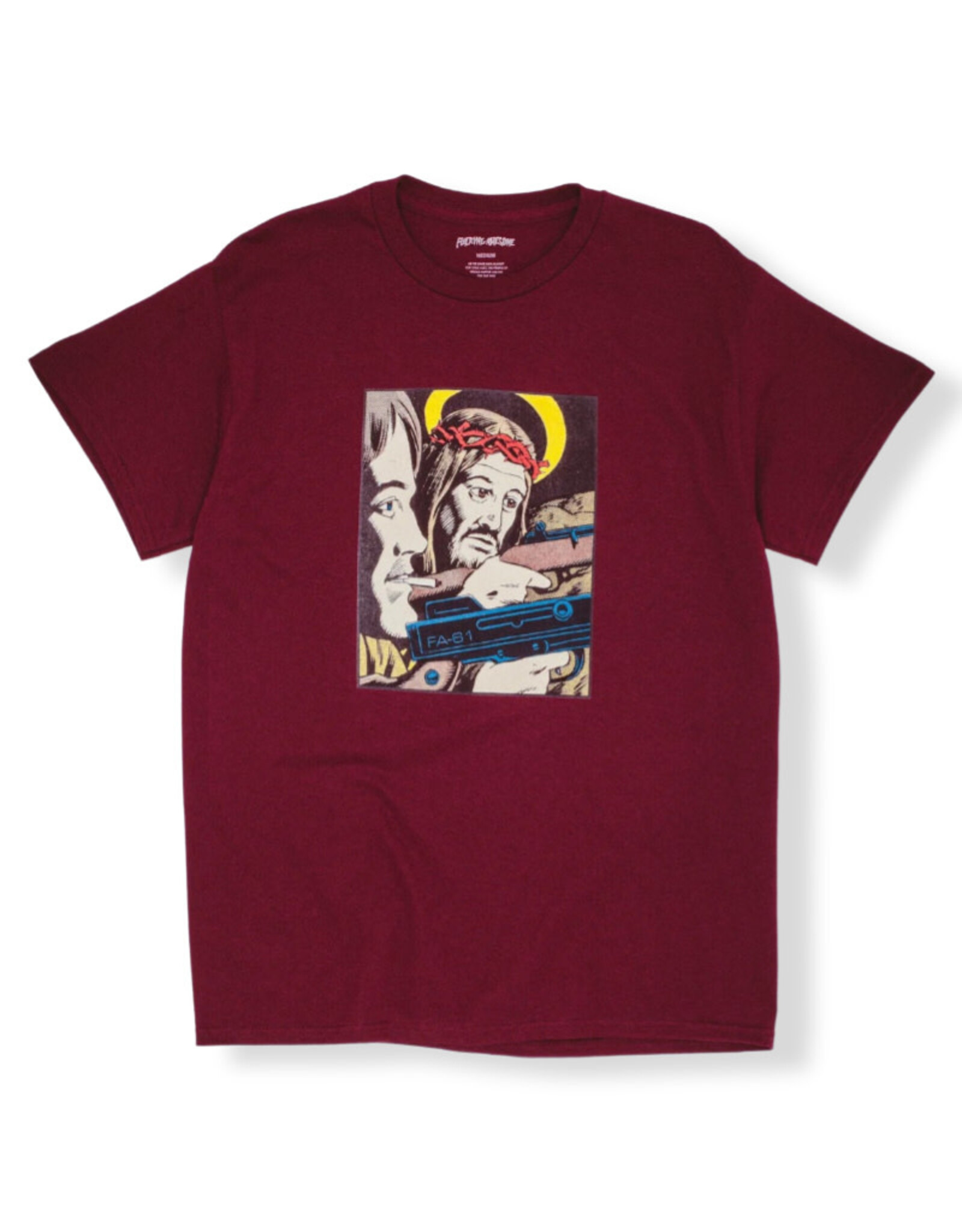 Fucking Awesome Fucking Awesome Tee Holy War S/S (Maroon)