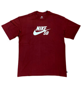 Nike SB Nike SB Tee Loose Fit Center Logo S/S (Burgundy/White)