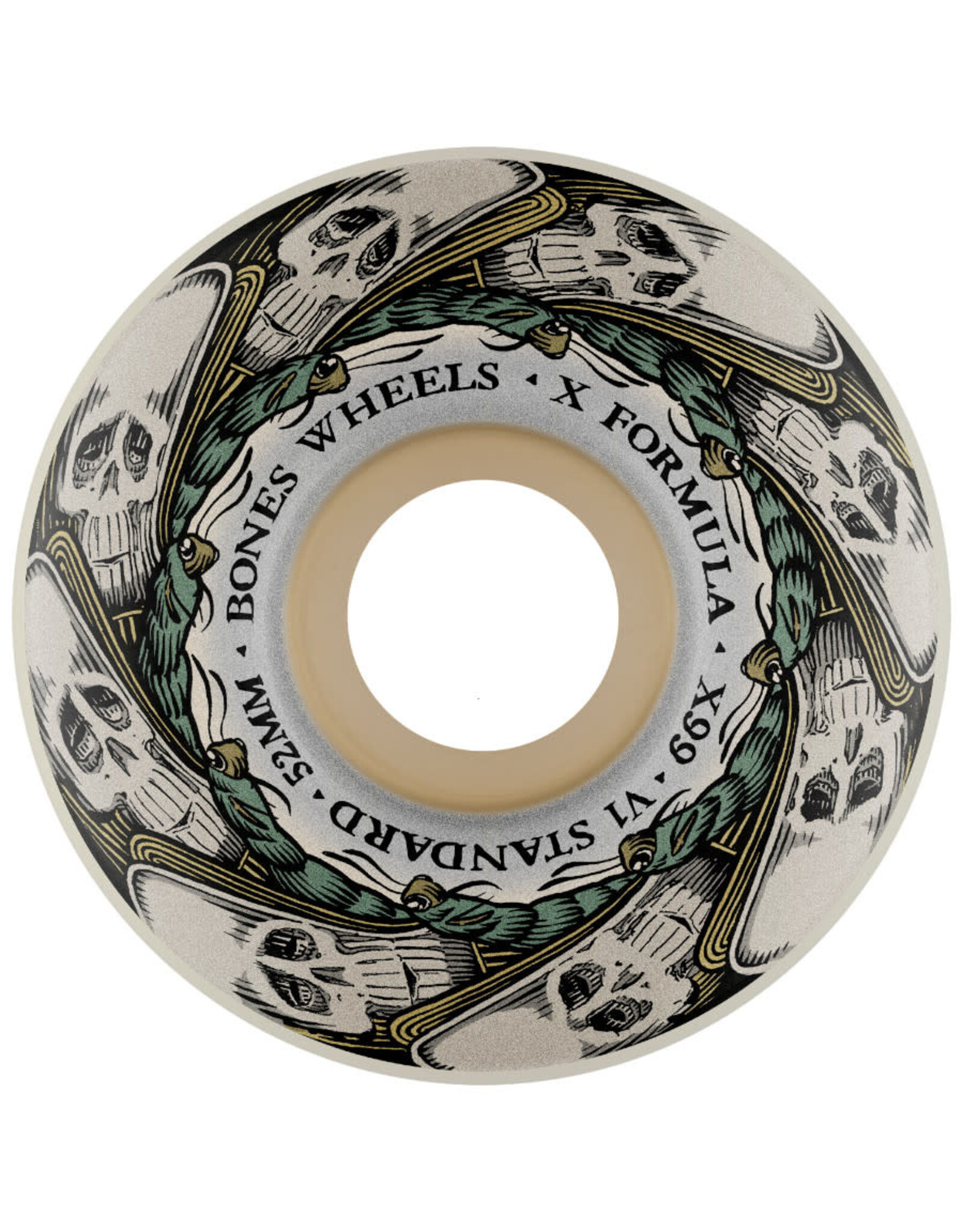 Bones Bones Wheels X99 Butterfly Effect V1 Standard White (52mm/99a)