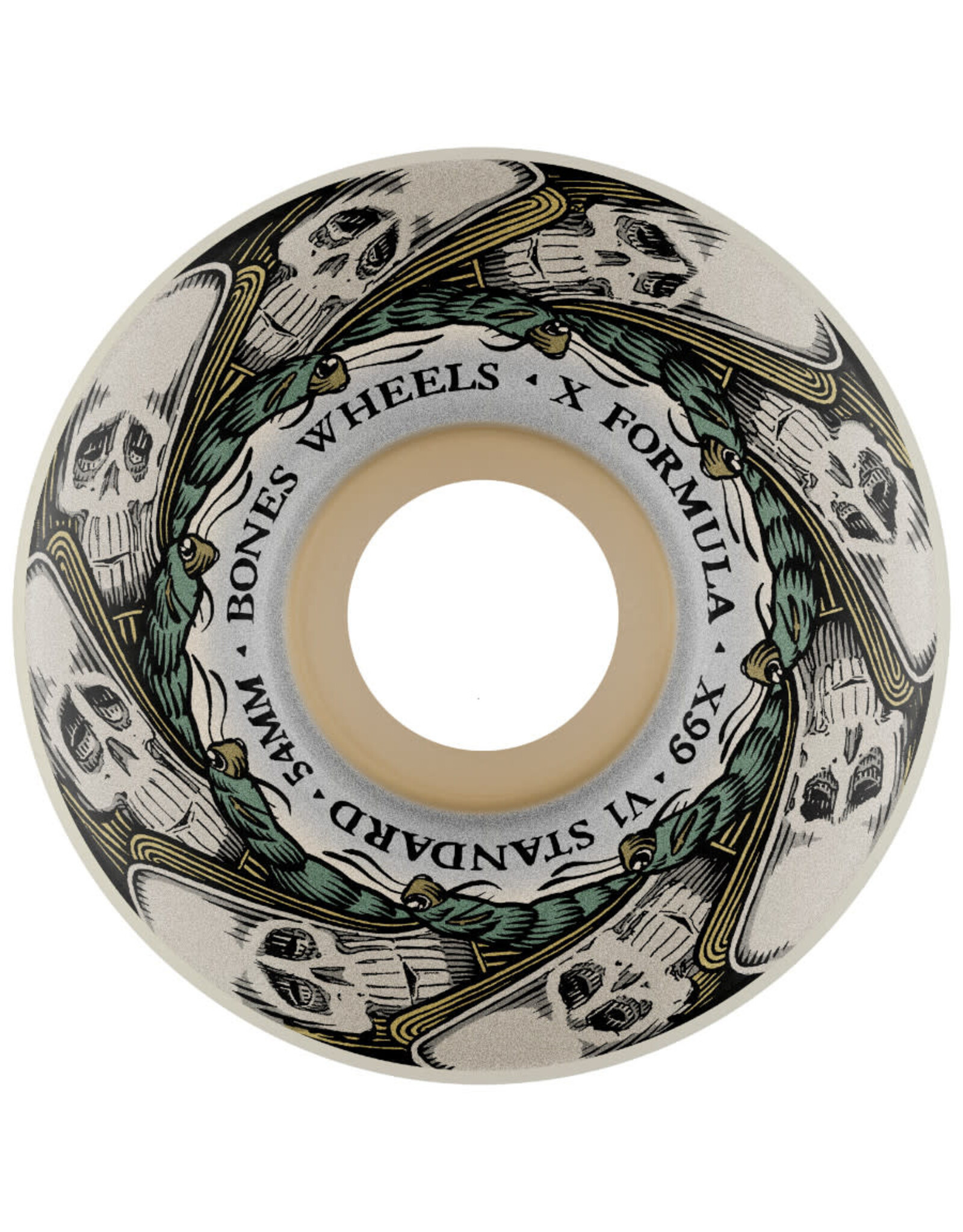 Bones Bones Wheels X99 Butterfly Effect V1 Standard White (54mm/99a)