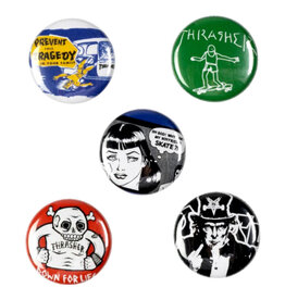 Thrasher Thrasher Buttons Usual Suspects (5 set)
