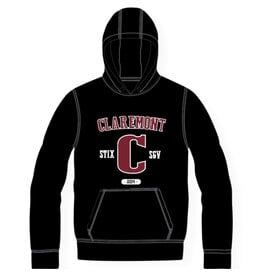 Stix SGV Stix SGV Hood New Collegiate Claremont Pullover (Black/Maroon)