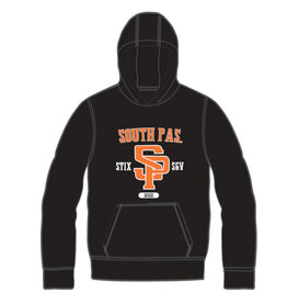 Stix SGV Stix SGV Hood New Collegiate South Pasadena Pullover (Black/Orange)