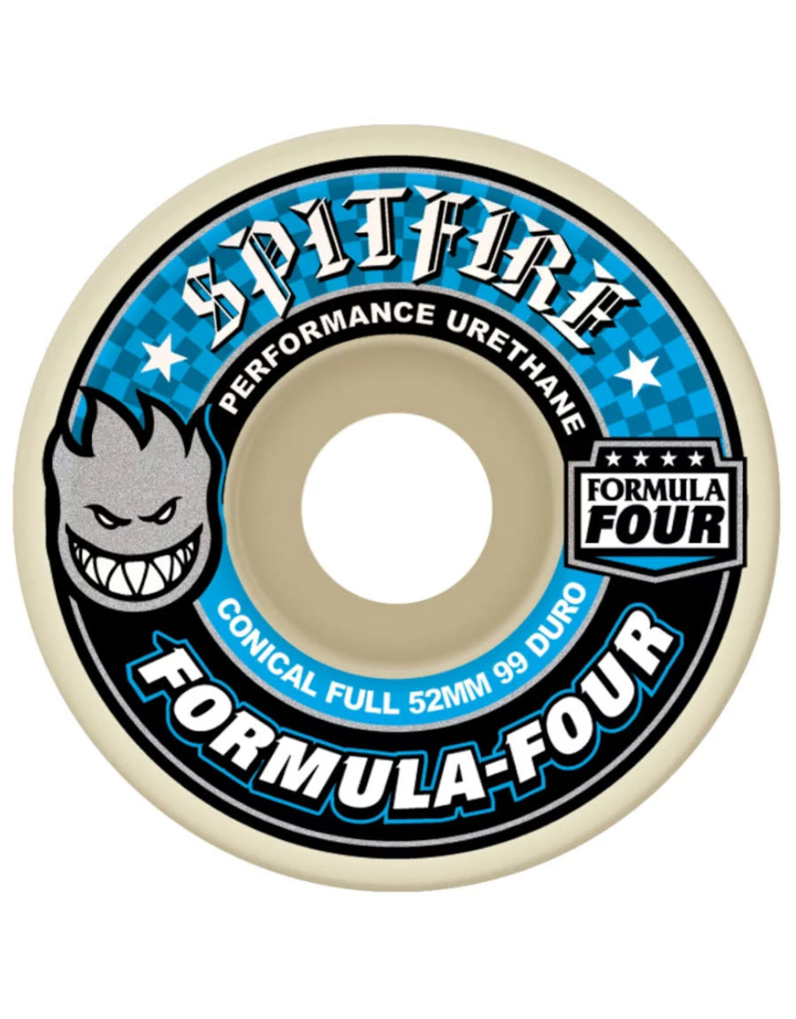 Spitfire Spitfire Wheels Formula Four Conical Full White (58mm/99d)