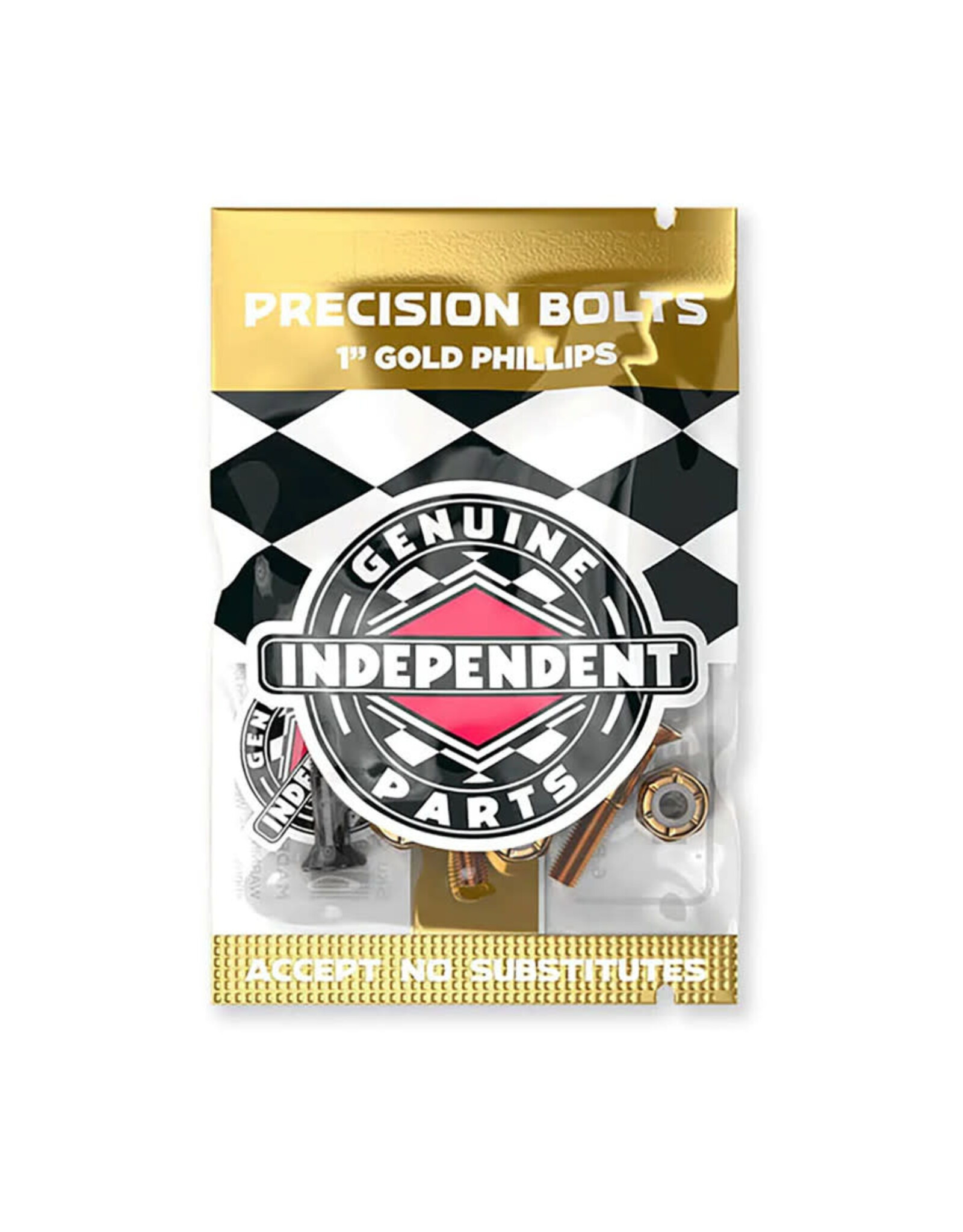 Independent Independent Hardware Black/Gold (Phillips/1 inch)