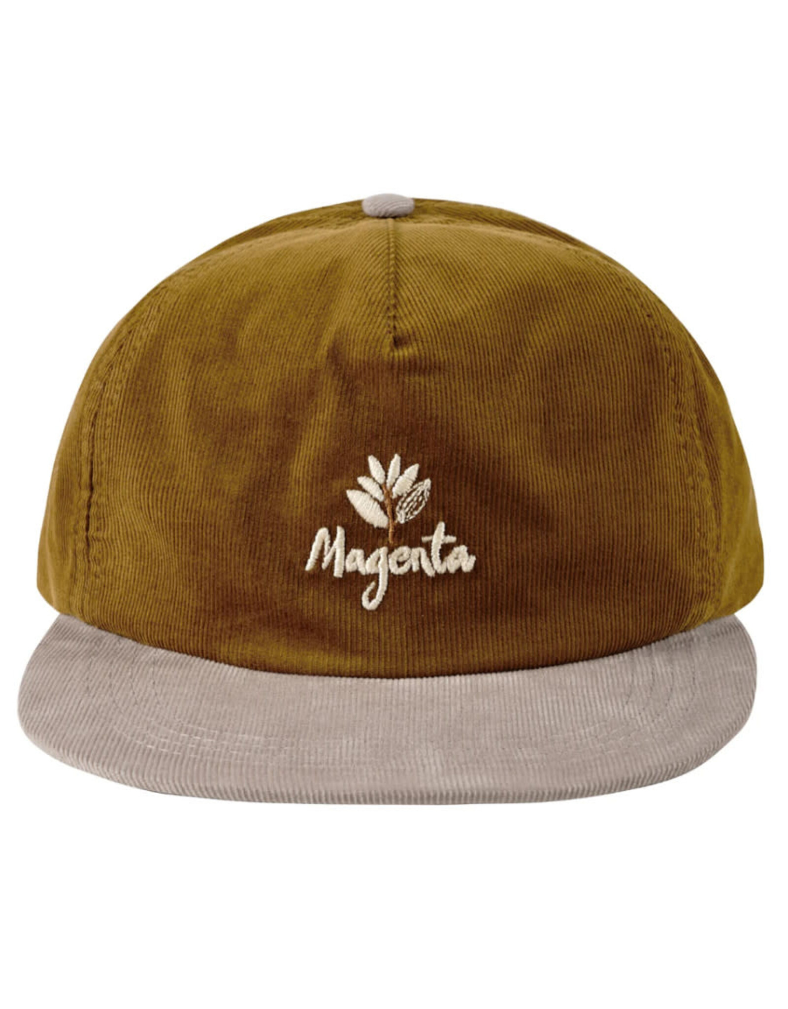 Magenta Magenta Hat Natural Cord Strapback (Brown)