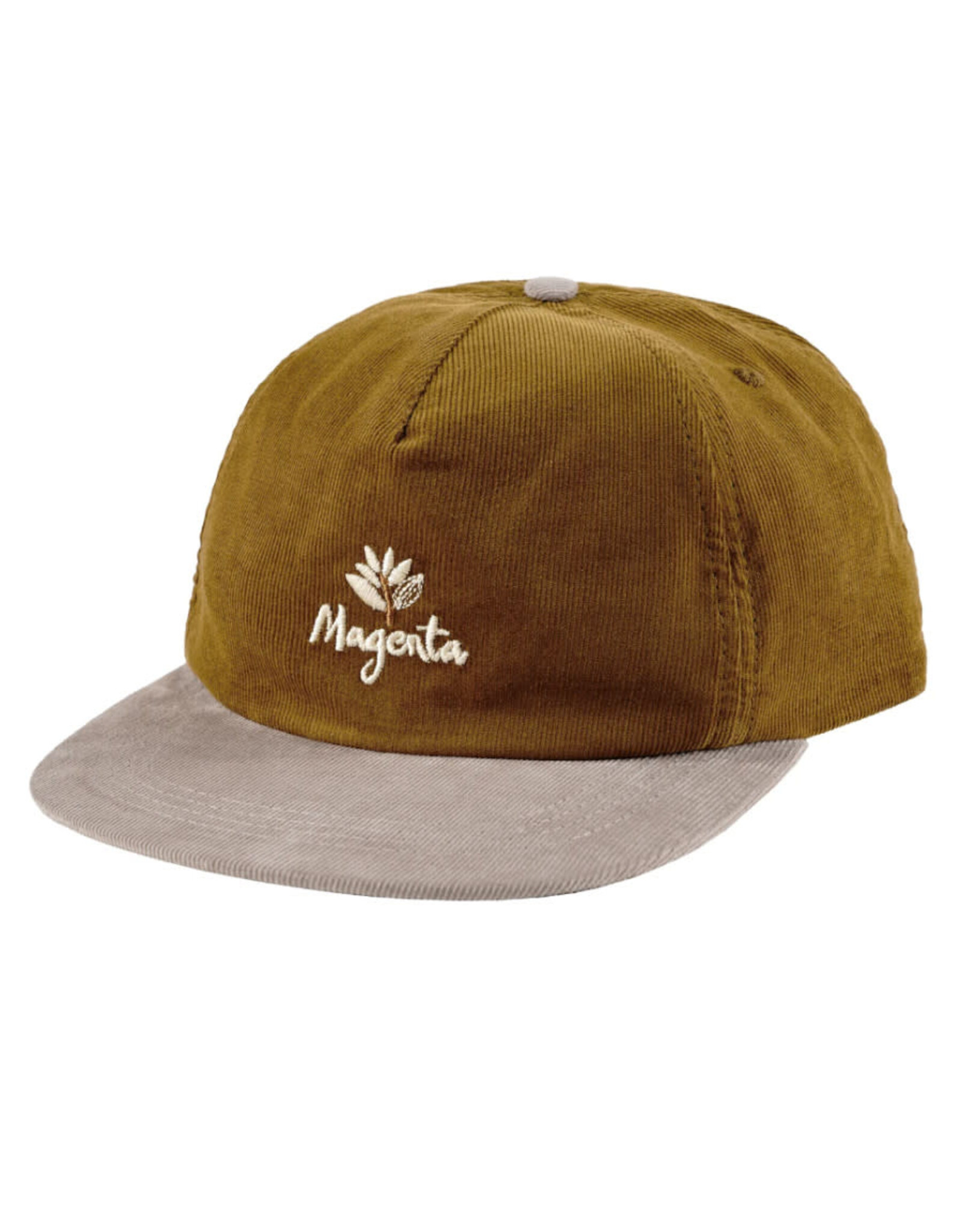 Magenta Magenta Hat Natural Cord Strapback (Brown)