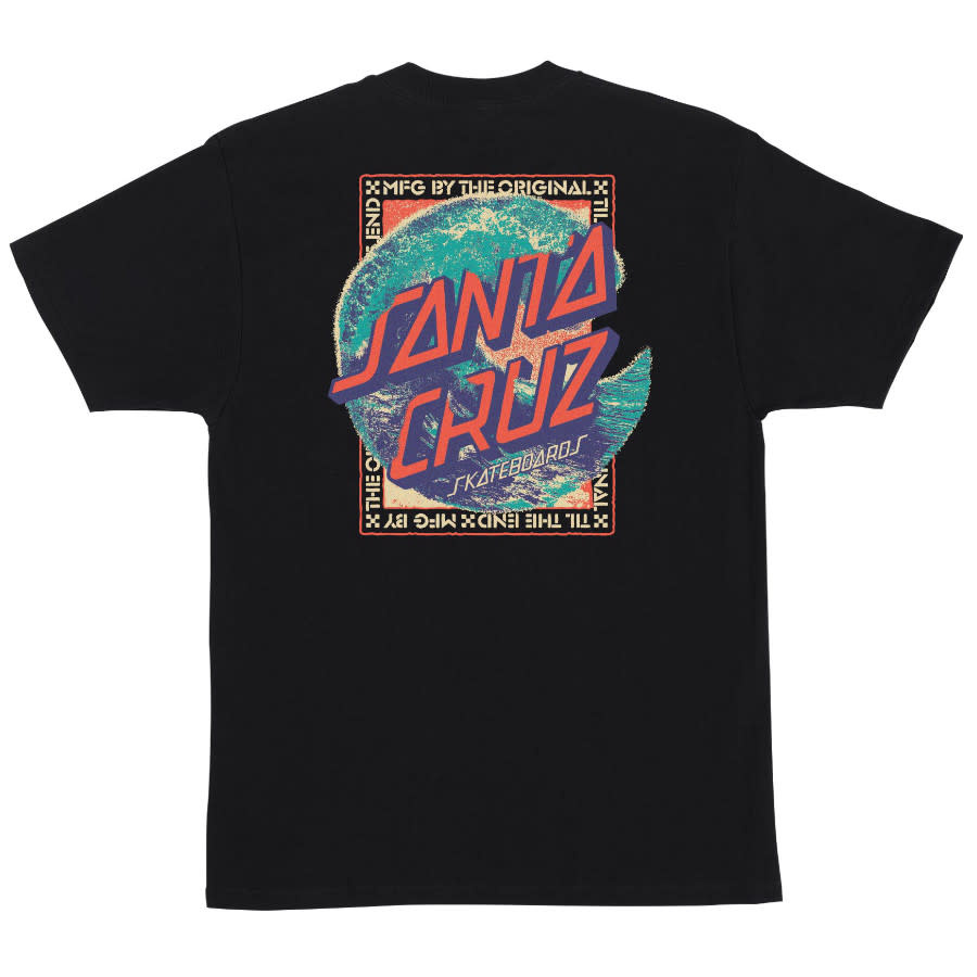 Santa Cruz Tee Breaker Dot Heavyweight S/S (Black) - Stix SGV