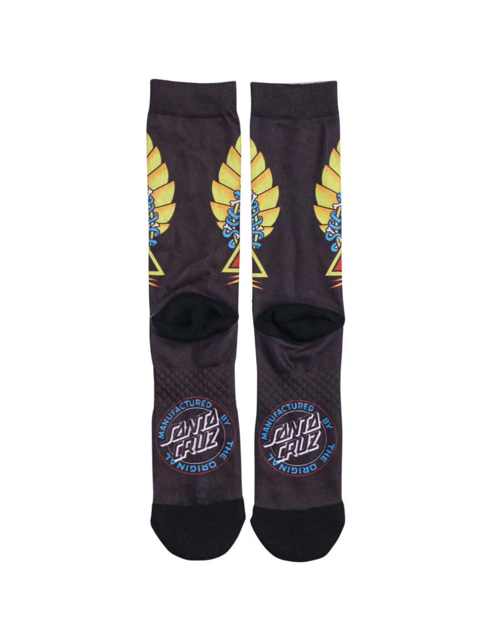 Santa Cruz Santa Cruz Socks Natas Screaming Panther Dress Crew (Black)