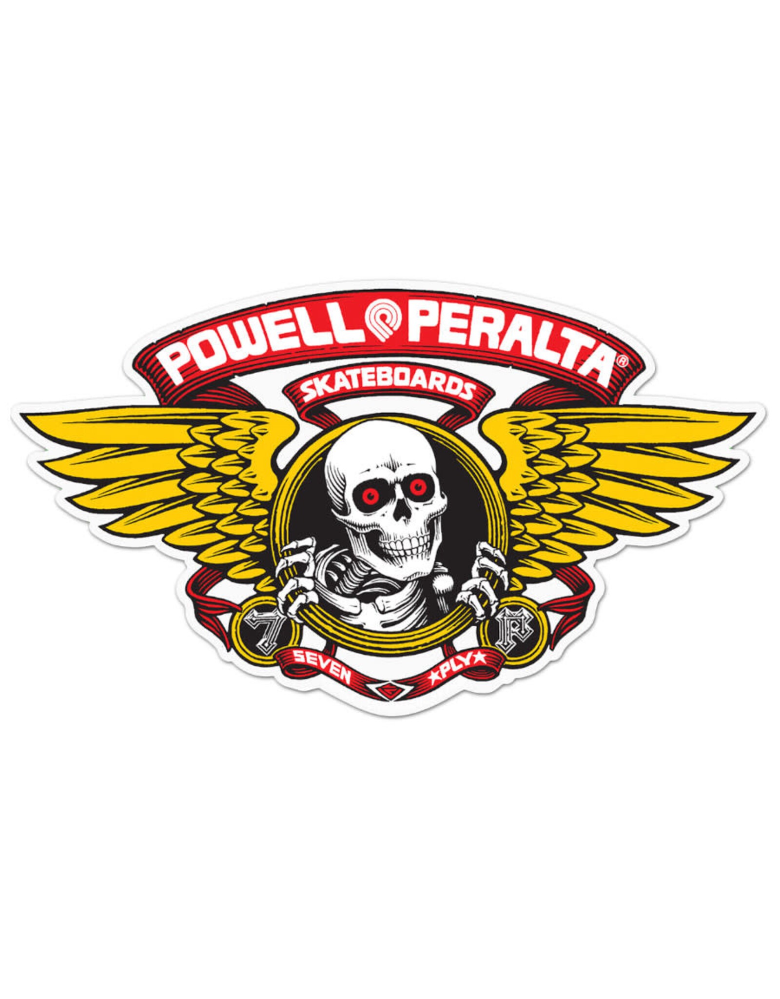 Powell Peralta Powell Peralta Sticker Winged Ripper Red (5")