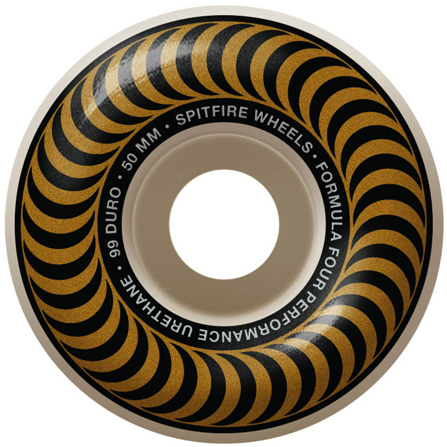 Spitfire Wheels Formula Four Bronze Classic White (50mm/99d