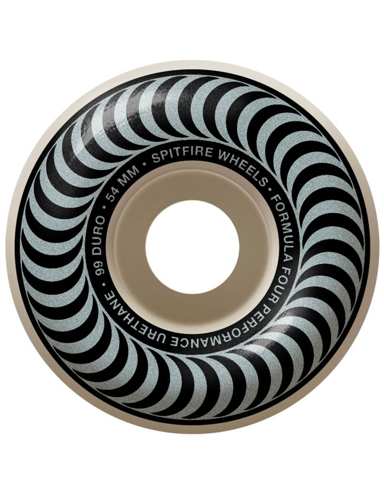 Spitfire Spitfire Wheels Formula Four Silver Classic White (54mm/99d)
