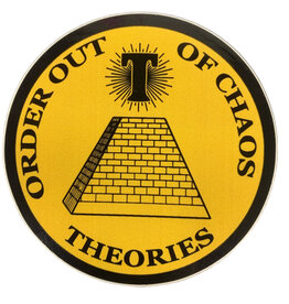 Theories Theories Sticker Order Out Of Chaos (Black/Yellow)