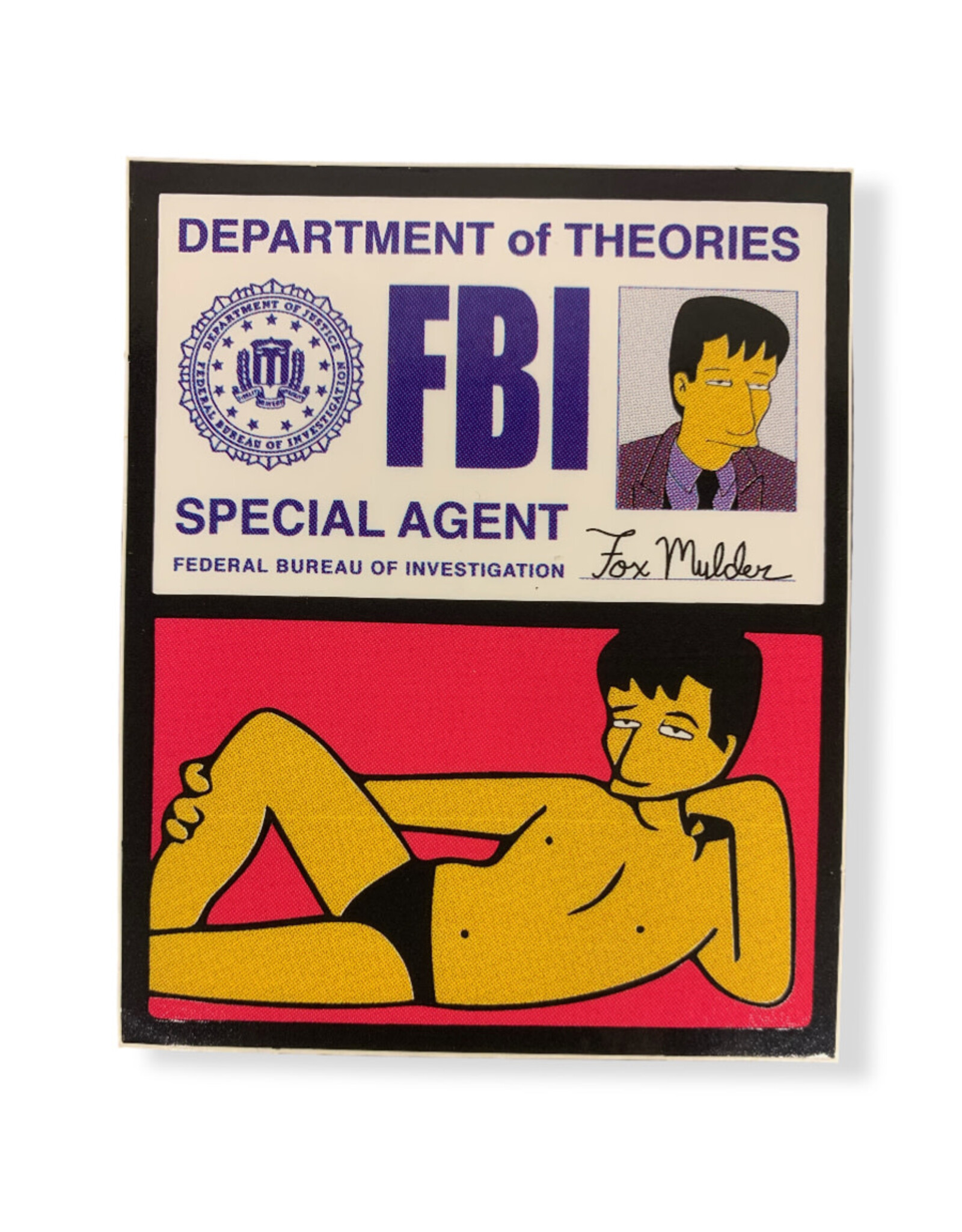 Theories Sticker Fox Mulder
