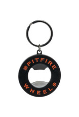Spitfire Spitfire Bottle Opener Classic Swirl Key Chain (Black/Red)