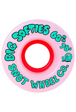 Snot Snot Wheels Team Big Softies Pale Pink/Orange Core (60mm/78a)